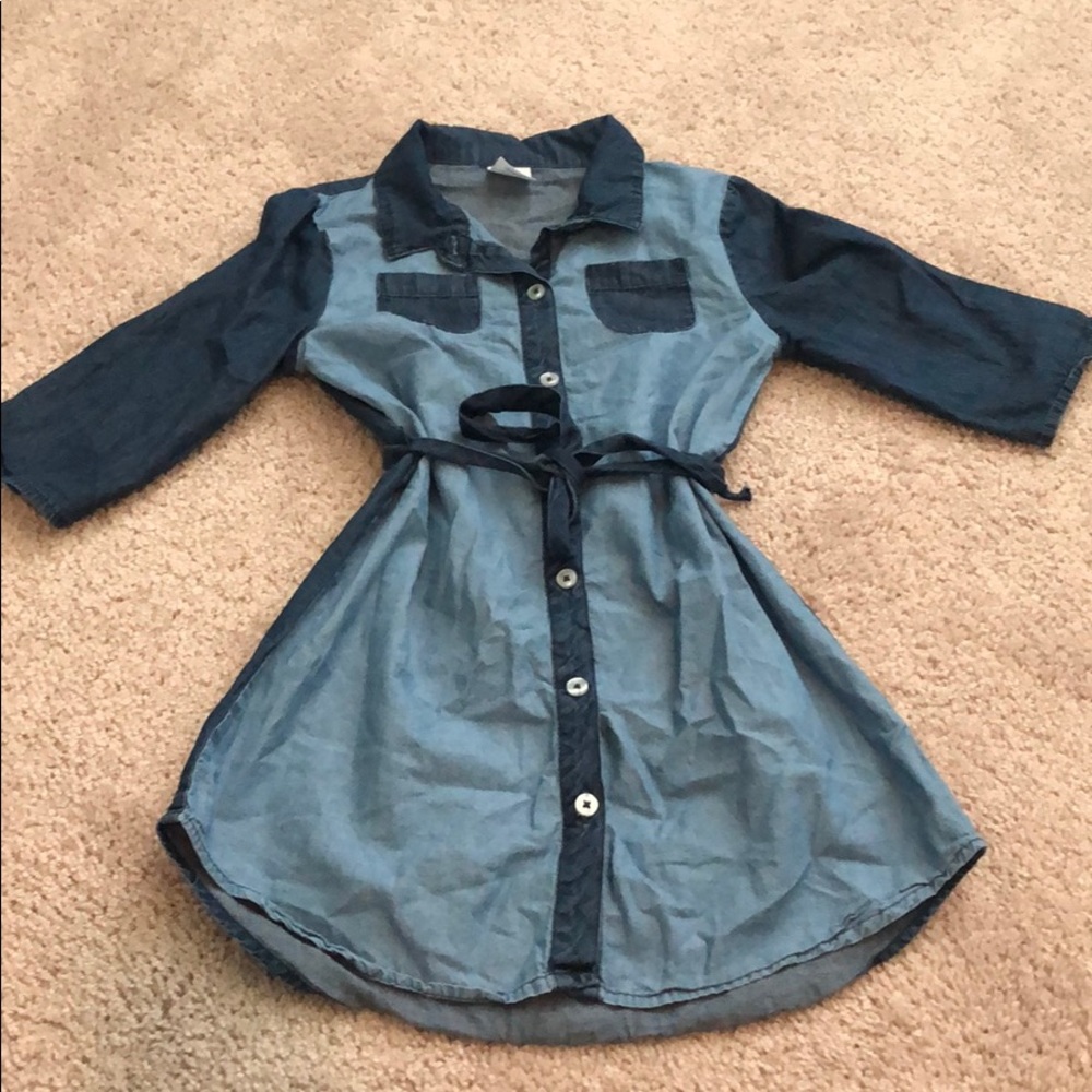 Wonder Nation Girl Small (6-6x) Jean Dress